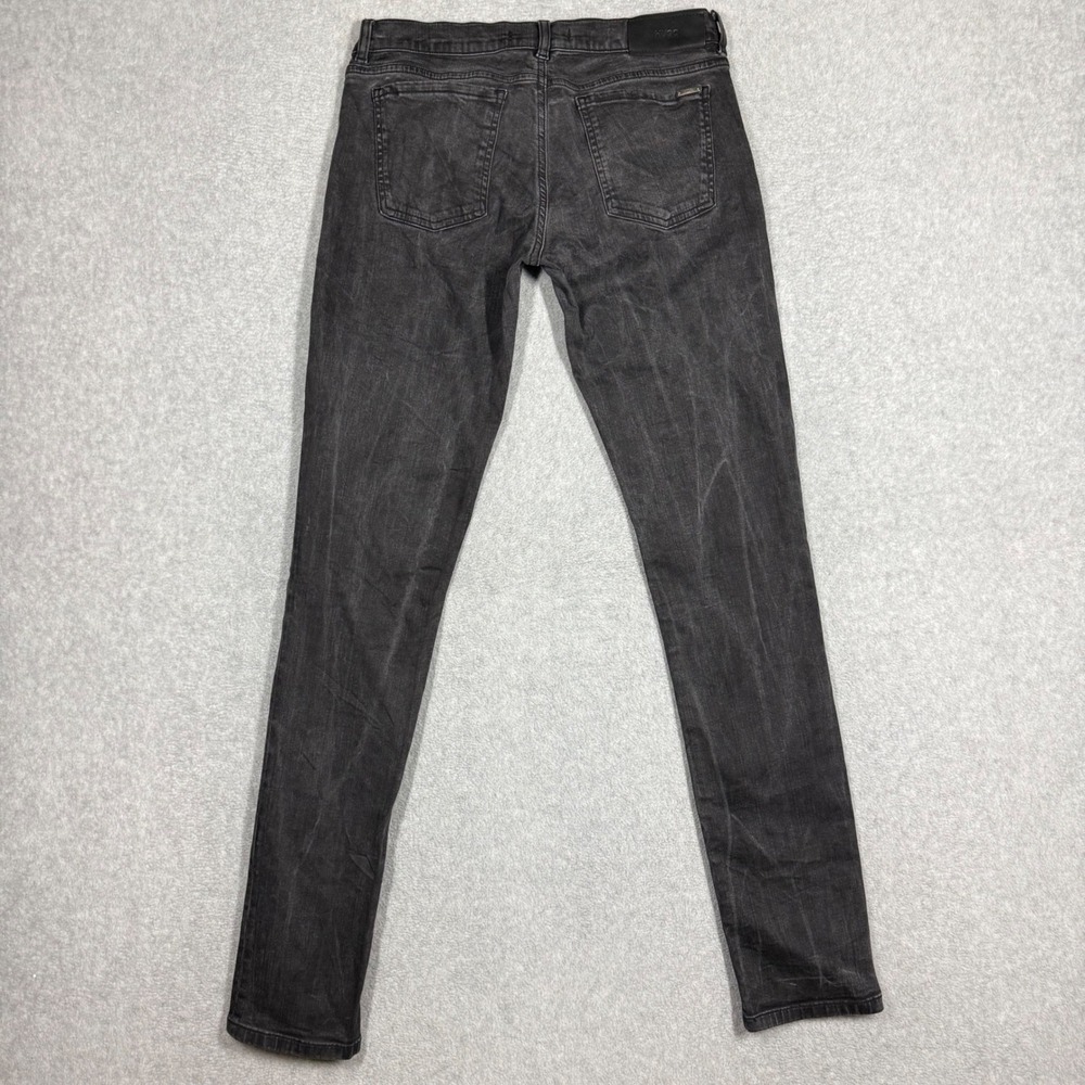 Hugo Boss Red Label Gemini Womens Skinny Jeans 27x34 Charcoal Gray Low Rise - Picture 5 of 11